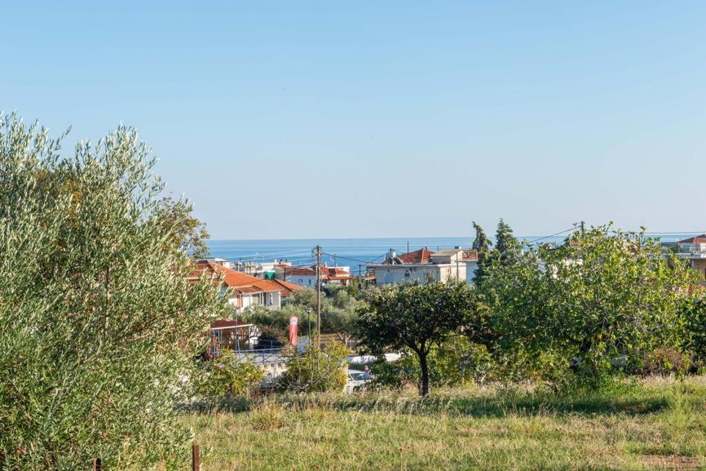 Όμορφο Παραθασυγκρότημα Ενοικιαζόμενων Καταλυμάτων Ως Ολόκληρος Χώρος - Chrani, Ελλάδαλάσσιο Διαμέρισμα Bagian luar foto